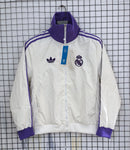 Real Madrid White with purple stripes Anthem winchester Jacket 2025/26