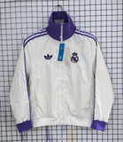 Real Madrid White with purple stripes Anthem winchester Jacket 2025/26