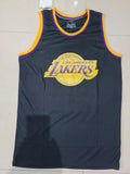 Lakers Los angles 2 Black yellow Basketball Jersey Only[Print]