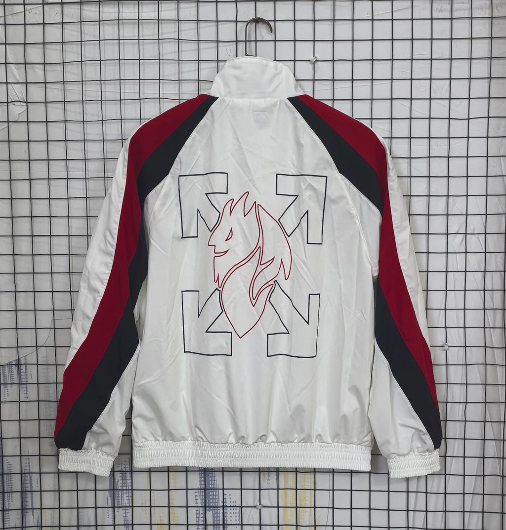 AC MILAN Diavoli white Anthem windbreaker Jacket 2025/26