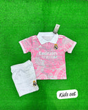 Kids/Youth Real Madrid Chinese dragon pink Premium Jersey & Shorts 2023/24
