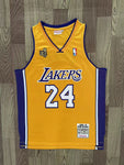 Bryant Lakers 24 Yellow/Blue Basketball Jersey [Stitch]