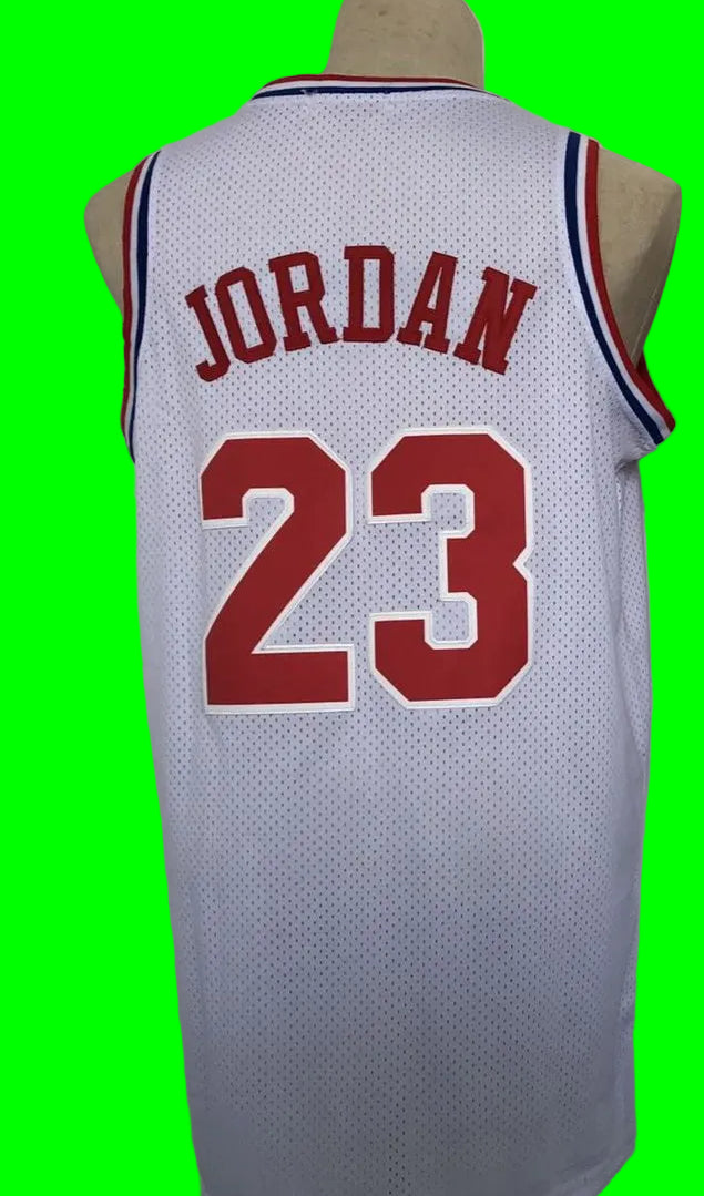 Jordan 23 All Stars White Basketball Jersey [Stitch]
