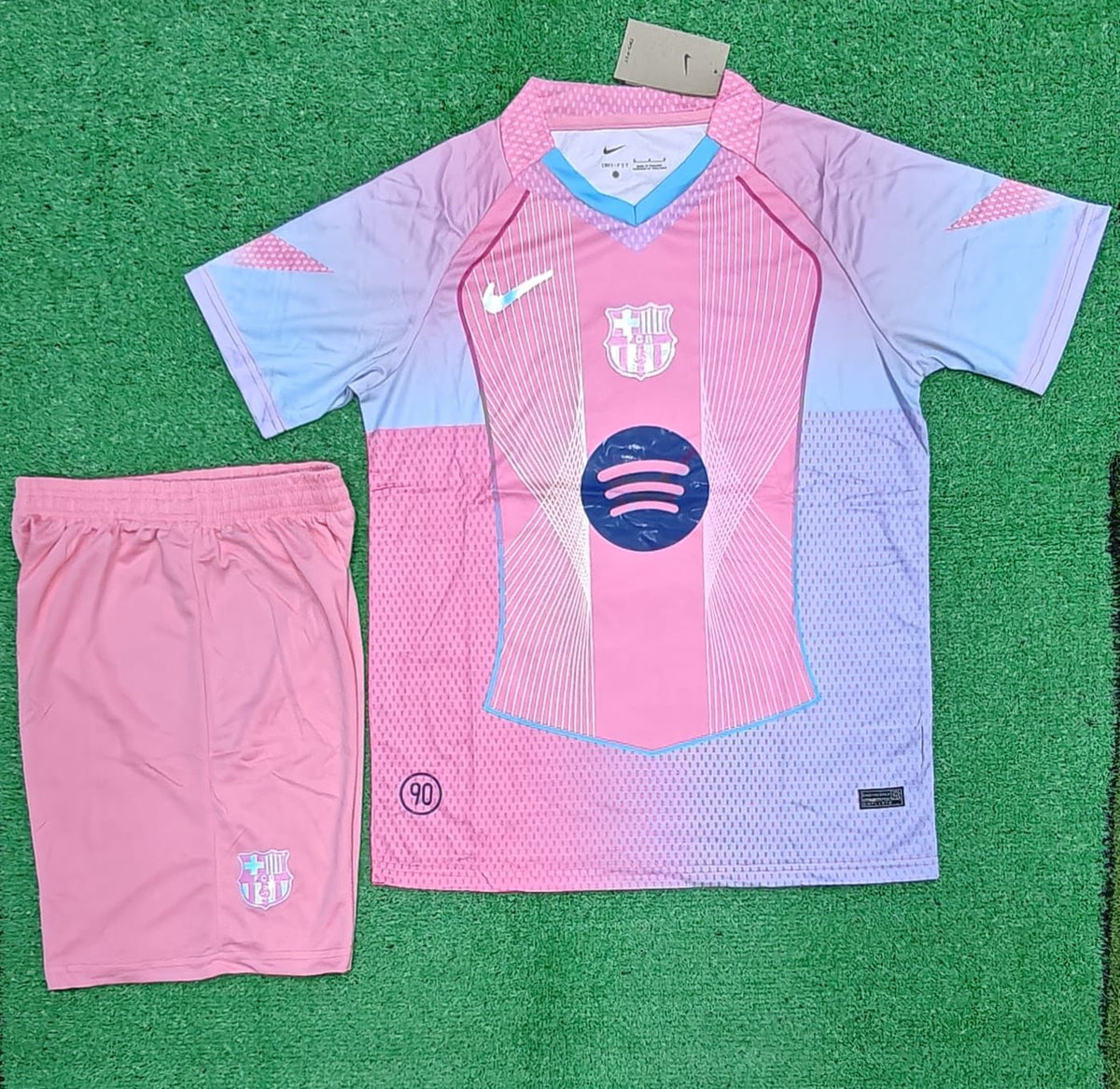 Barcelona Special Pink Jersey & Shorts 2025/26 [Premium Quality]