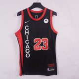 Chicago  23 Black/Red Basketball Jersey [Stitch]