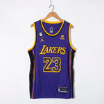 James 23 Violet City Basketball Jersey [Stitch]