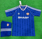 Retro Manchester United Away Ronaldo Jerseywith shorts 1988/90