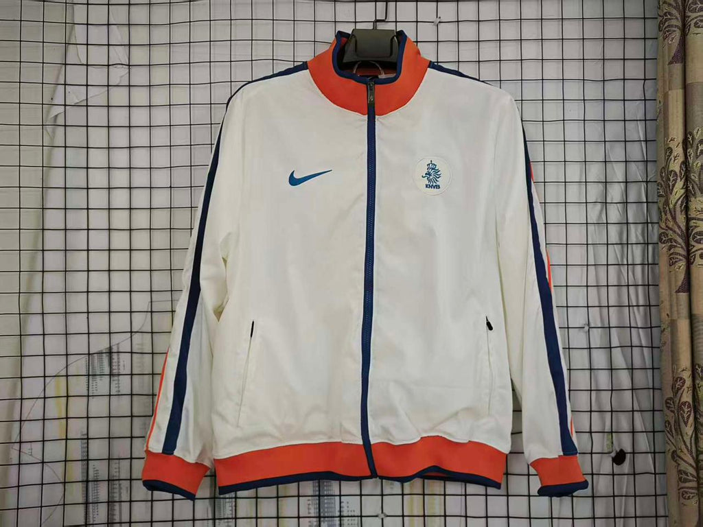 Netherlands Holland KNVB white Anthem windbreaker Jacket 2025/26