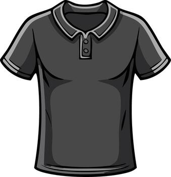 BVB Dortmund Black Polo T-Shirt