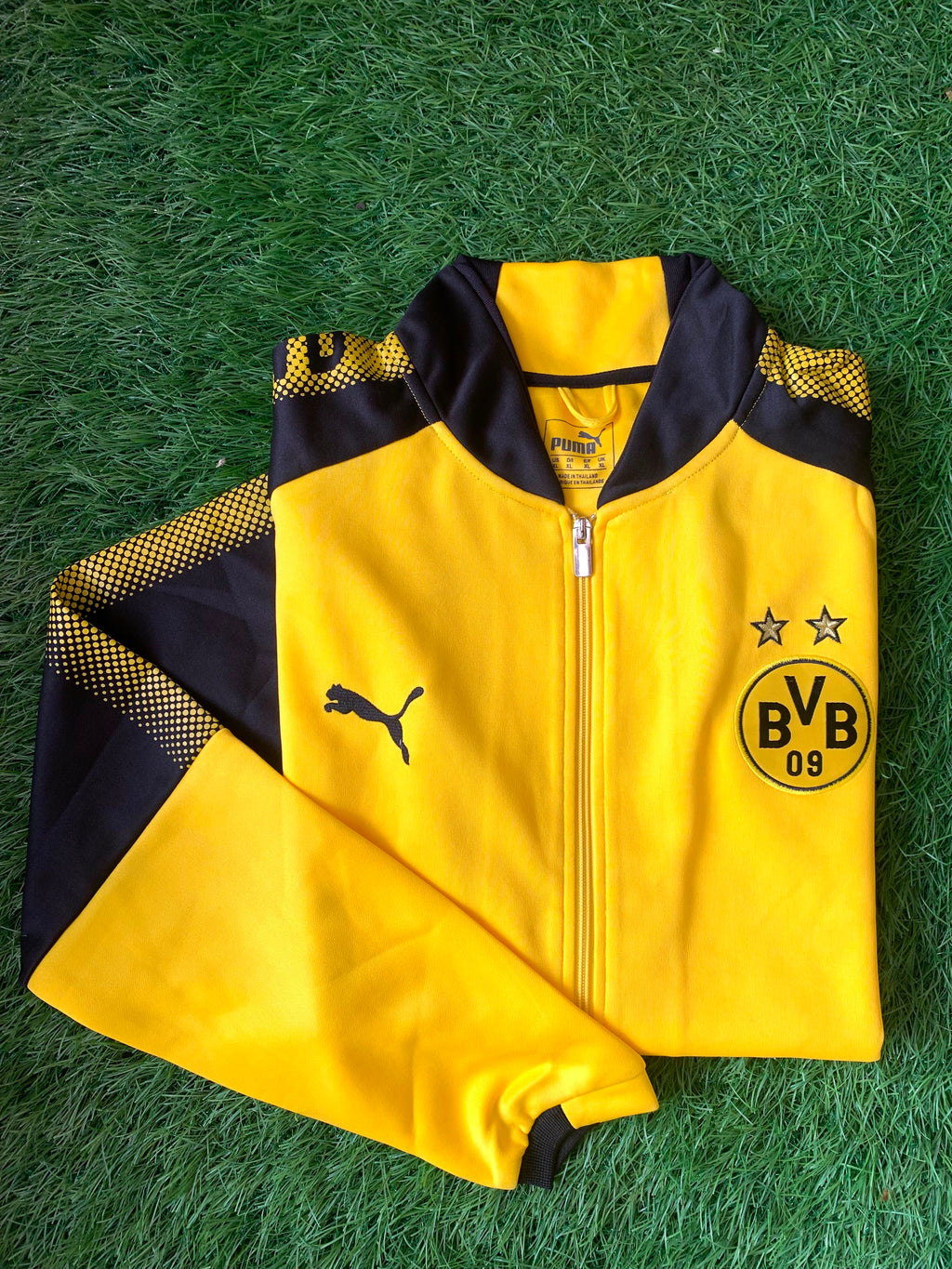 BVB Dortmund Yellow Black Zipper