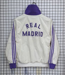 Real Madrid White with purple stripes Anthem winchester Jacket 2025/26