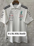 MERCEDES-AMG Petronas Racing F1 White Polo T-Shirt 25.