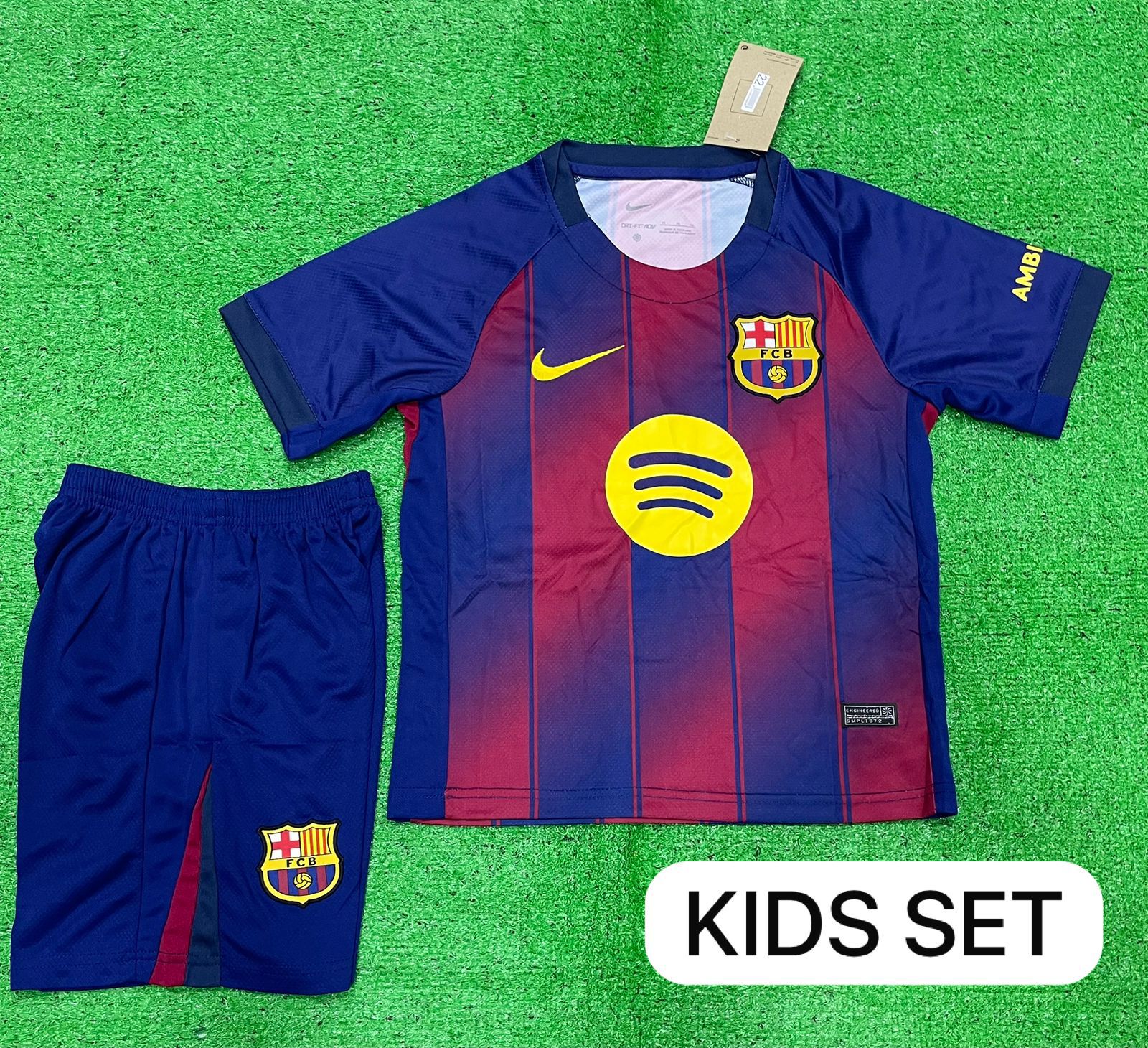 BARCELONA HOME Kids/Youth  Jersey & Shorts 2025/26