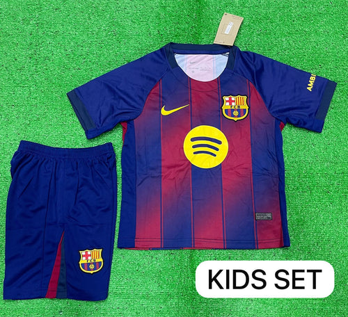 BARCELONA HOME Kids/Youth  Jersey & Shorts 2025/26