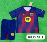 BARCELONA HOME Kids/Youth  Jersey & Shorts 2025/26