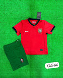Portugal Kids/Youth Home Euro cup Jersey & Shorts 2025.