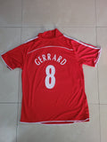 Retro Liverpool Istanbul UEFA Final 2007 Home Gerrard 8 Jersey with Shorts.
