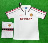 Retro Manchester United 3rd Jersey with Shorts 1998-00.