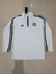 INDIA  Cricket Full Sleeve FAN White with Black Strips Jersey  2024/25 [Superior Quality]