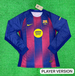 Barcelona Home Full Sleeve Jersey 2025/26 [Player's Quality]