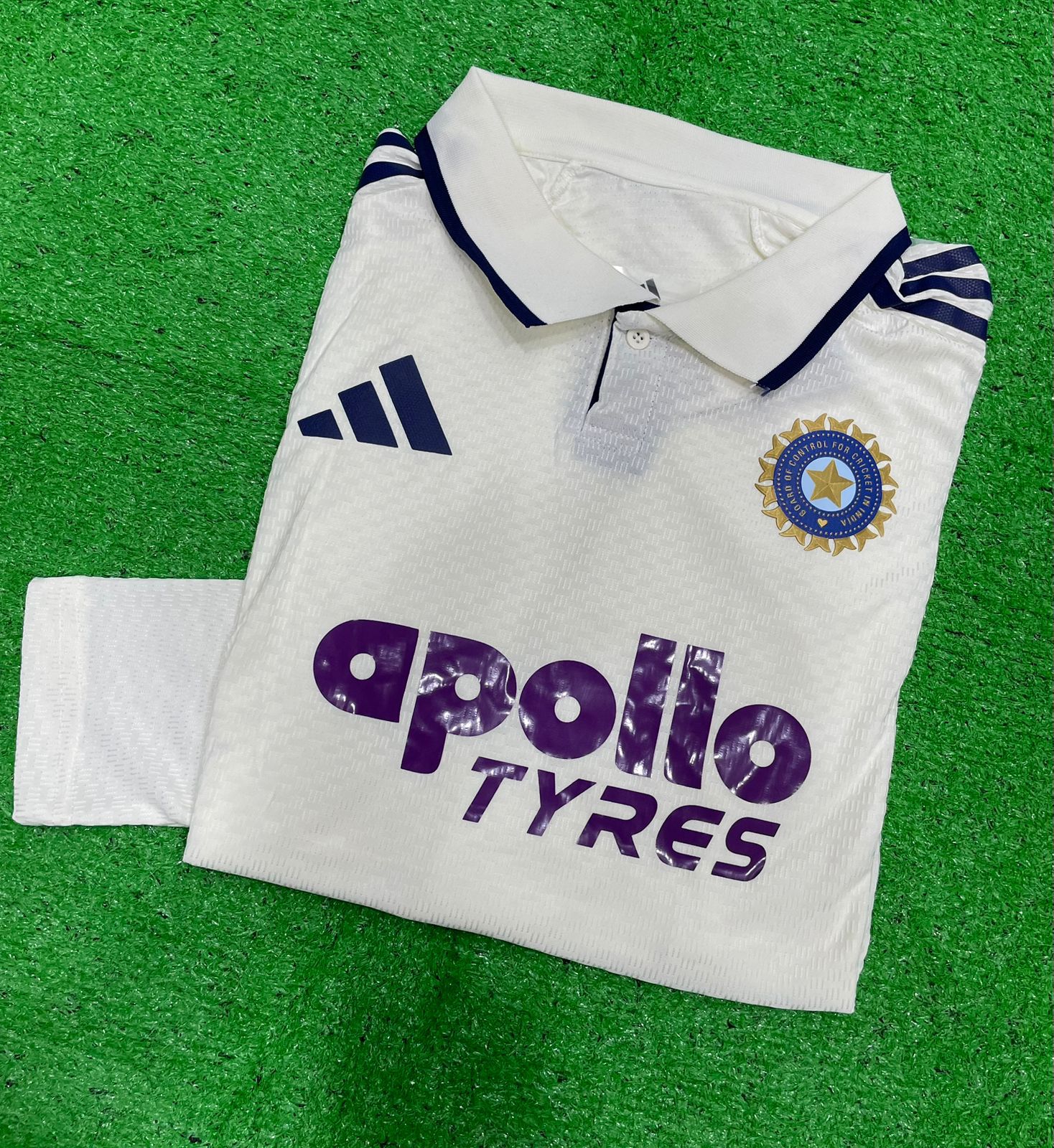 India Test Cricket Full Sleeve Jersey with brand 2026 [Player's Quality]