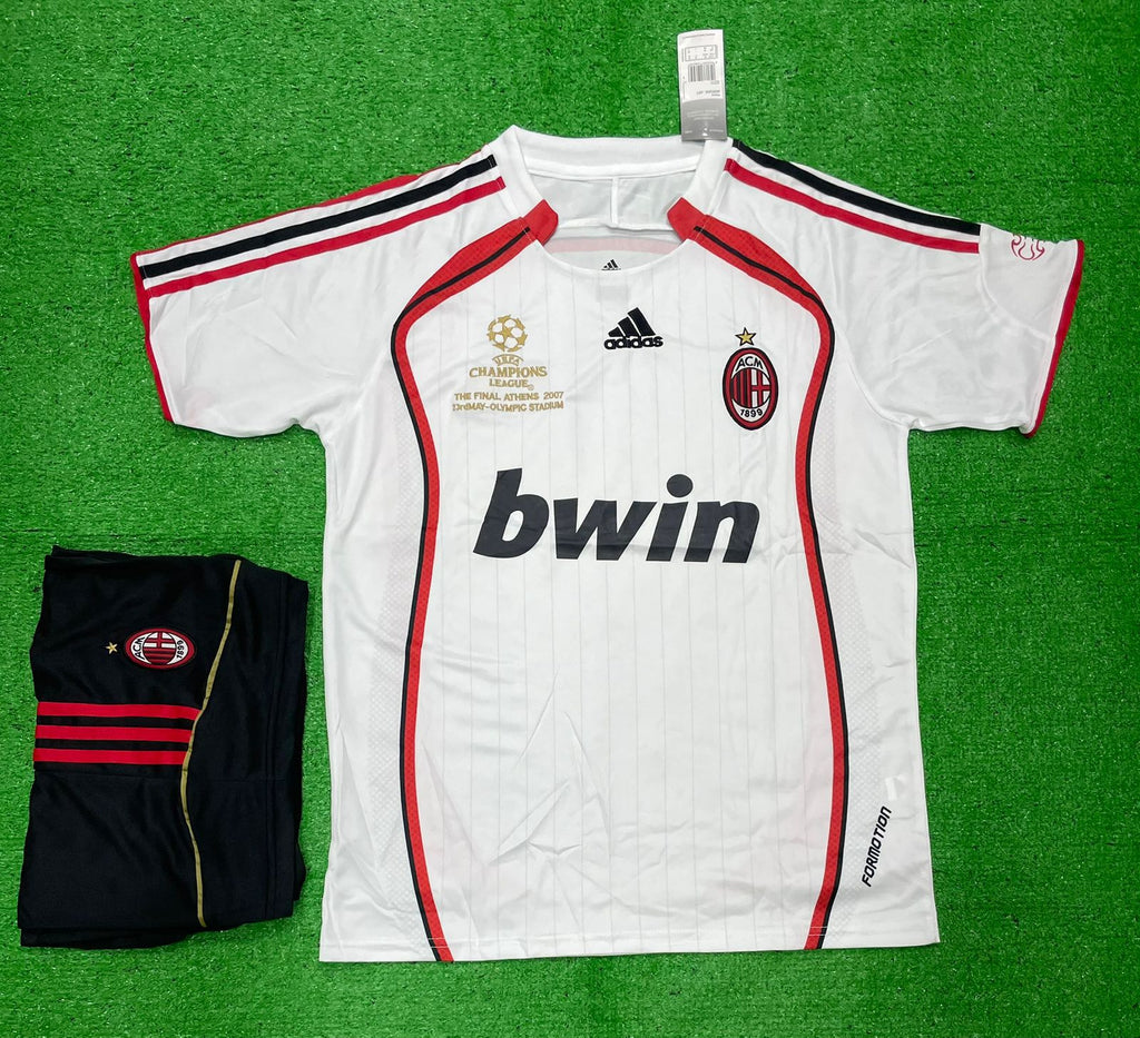 Retro AC Milan Kaka' Away Jersey & Shorts UCL Final 2007
