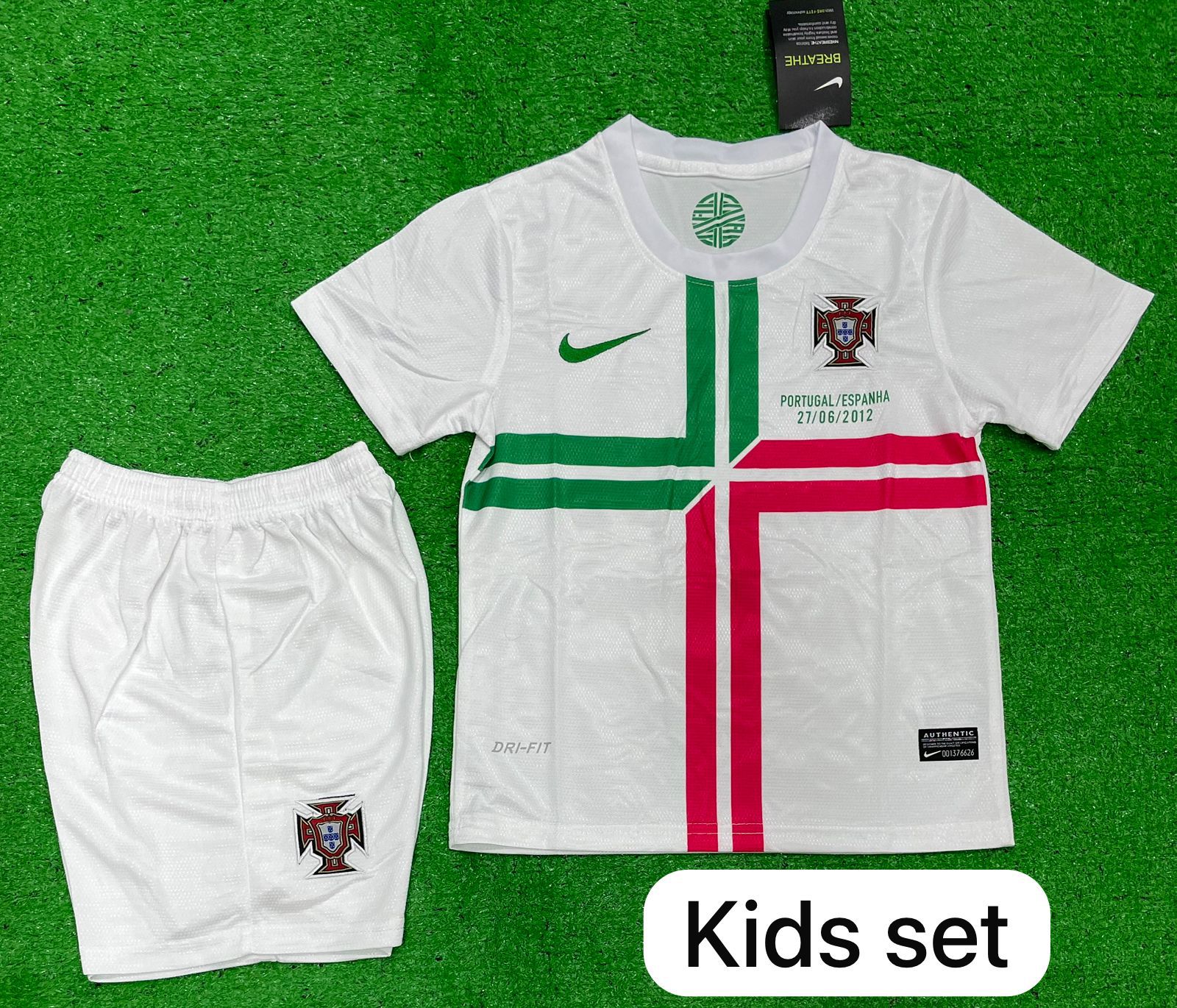 Portugal Retro Away Kids/Youth  Jersey & Shorts