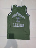 Lakers Los angles 2 bottle green Basketball Jersey Only[Print]