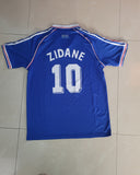 Retro France Home Zidane Jersey with Shorts 1998.