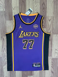 Lakers 77Blue/Yellow Basketball Jersey [Stitch]