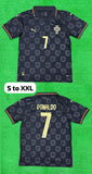 Portugal Black panther Ronaldo Full Sleeve Jersey WC 2026 [Superior Quality]