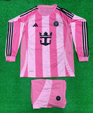 Inter Miami  Home Full Sleeve Jersey with Shorts 2025/26 [Premium Quality]