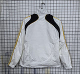 Germany White Retro Anthem windbreaker Jacket 2007/08.