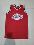 Lakers Los angles 2 Red Basketball Jersey Only[Print]