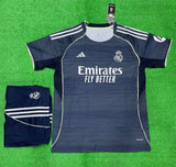 R Madrid Away Jersey and Shorts 2025/26 [Premium Quality]