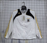 Germany White Retro Anthem windbreaker Jacket 2007/08.