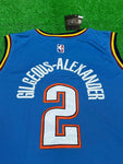 Thunder 2 Blue Basketball Jersey [Stitch]