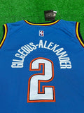 Thunder 2 Blue Basketball Jersey [Stitch]