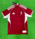 Liverpool  Red Baseball Jersey  2025/26 [Player's Quality]