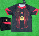 Barcelona Special Version Black/RedJersey With Shorts 2025/26 [Premium Quality]