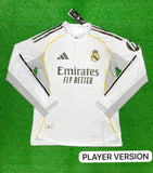 R Madrid Home Full Sleeve Jersey 2025/26 [Player's Quality]
