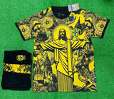 BRAZIL Special Jesus yellow Jersey with Shorts 2025/26 [Premium Quality]