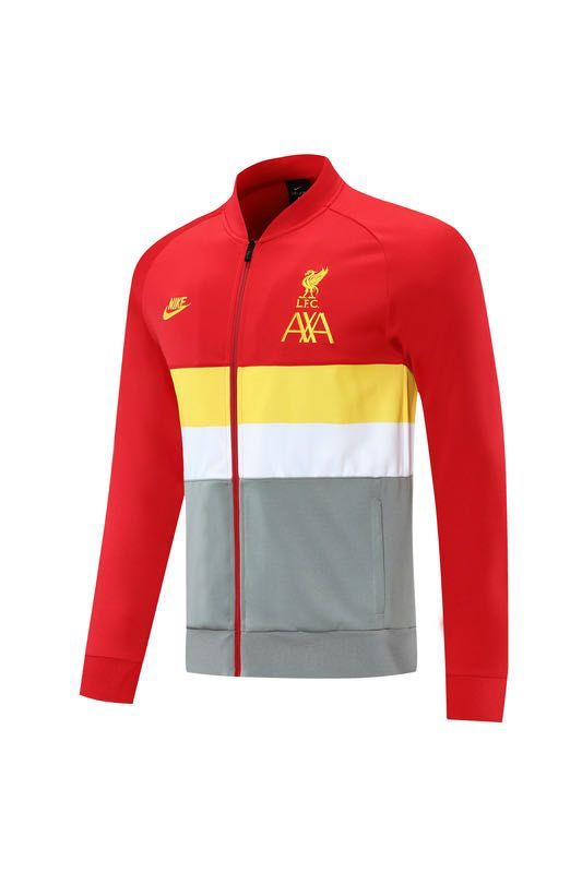 Liverpool Red/Grey/yellow Zipper