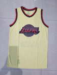 Lakers Los angles 2 Biege white Basketball Jersey Only[Print]