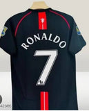 Retro Manchester United Away Ronaldo Jersey with AIG sponsor 07/08