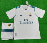 Retro Real Madrid Ronaldo Home Jersey with Shorts 2017/18.