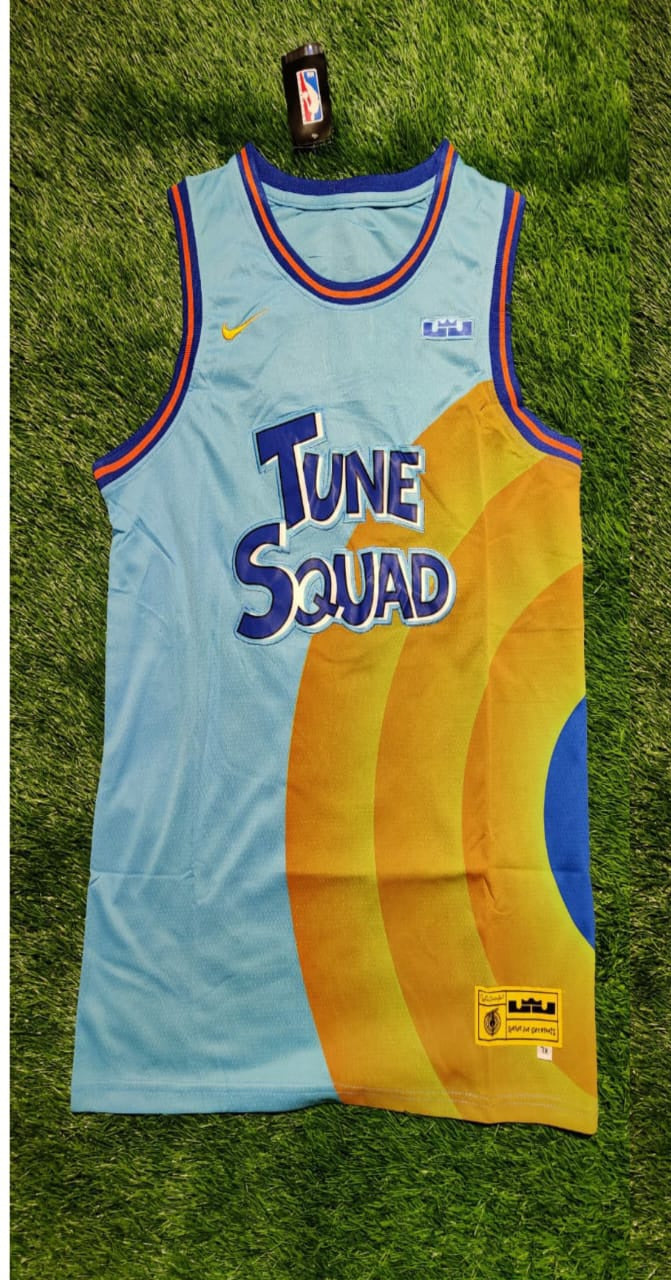 James 6 Tune Squad Multi-Colour  Basketball Jersey [Stitch]