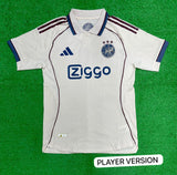 Ajax 3rd Jersey in ivory with Maroon and Navy 2025/26 [Player's Quality]