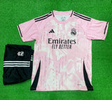 R Madrid pre match  White Jersey and Shorts 2025/26 [Premium Quality]