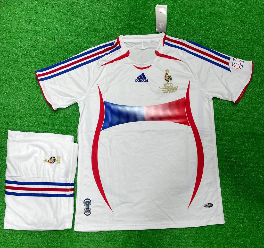 Retro France Away Jersey with Shorts 2006